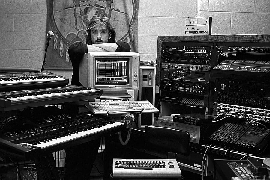 l. nicholas de lioncourt in the studio 1988