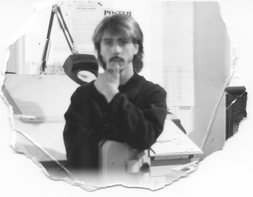 l. nicholas de lioncourt in the ART studio 1988