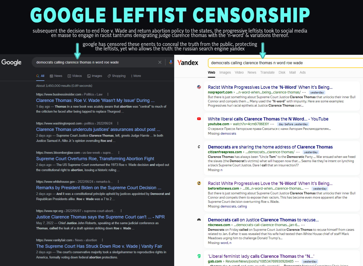 More evidence that Google censors to protect the progressive left